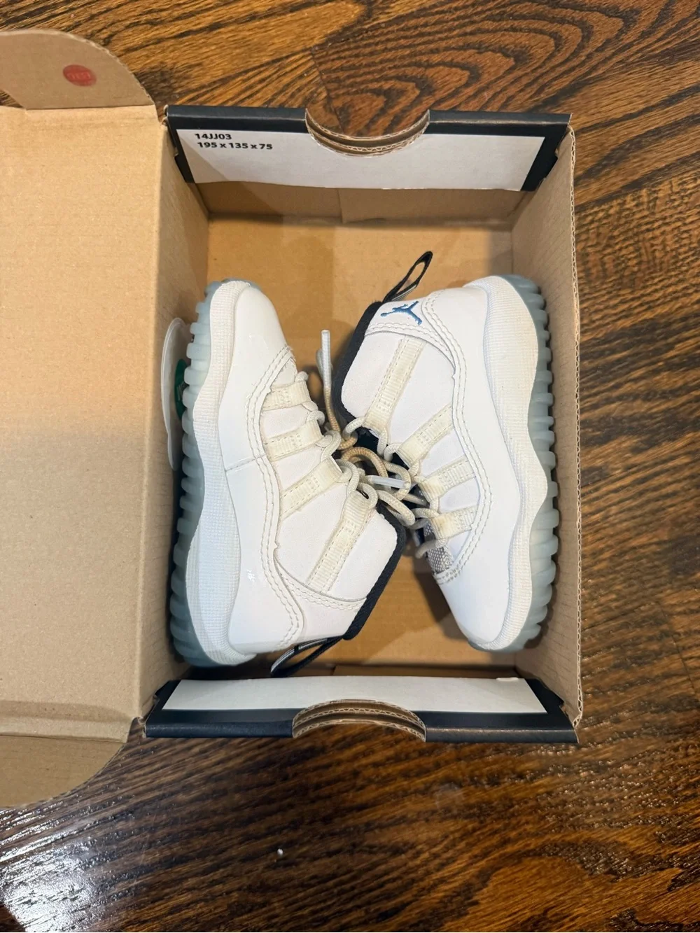 Baby Blue & White Jordan’s